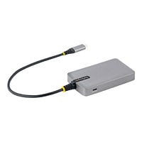 StarTech.com 3-Port USB-C Hub w/ Ethernet Adapter RJ45, Portable, 3x USB-A