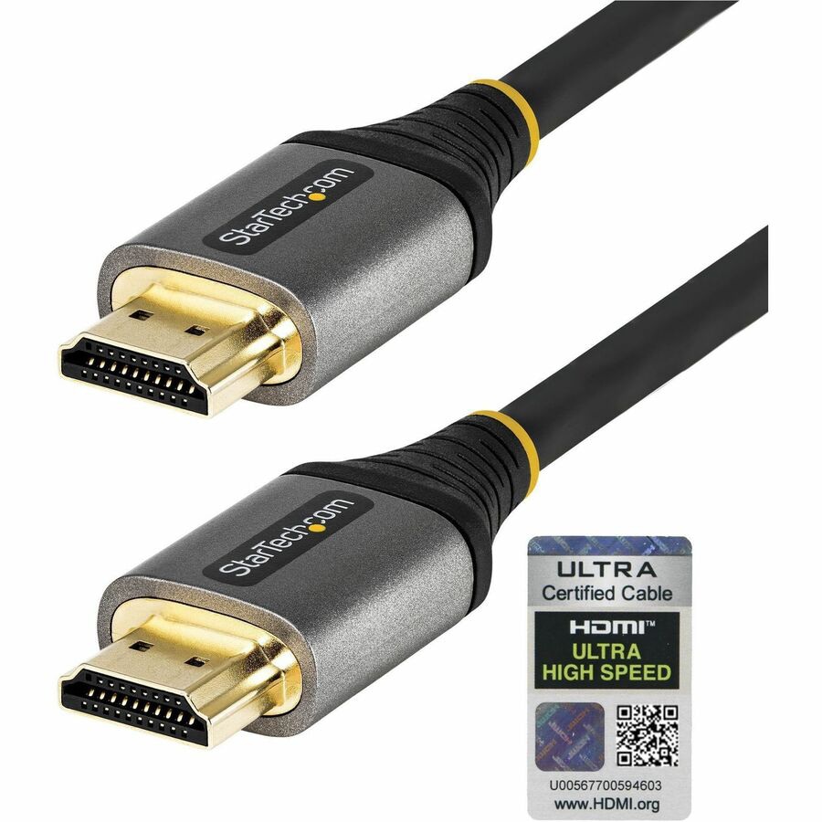 StarTech.com 20in (50cm) HDMI 2.1 Cable, Certified Ultra High Speed HDMI Ca