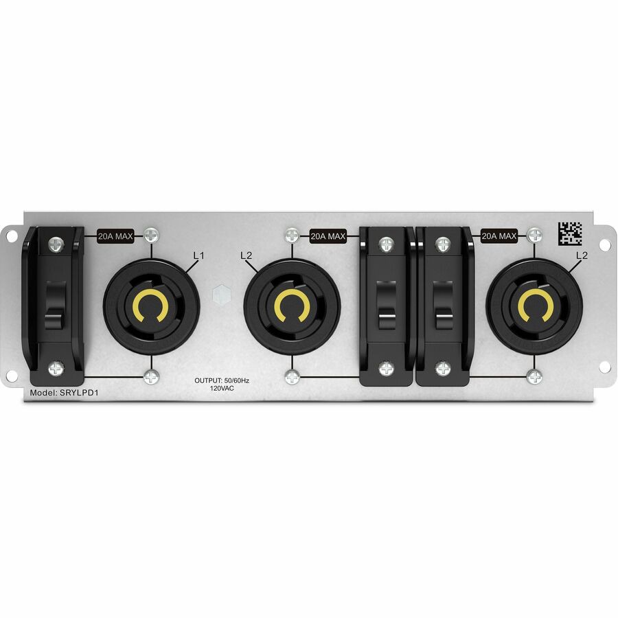 APC by Schneider Electric Backplate Kit with 3x NEMA L5-20R Outlets for Smart-UPS Modular Ultra