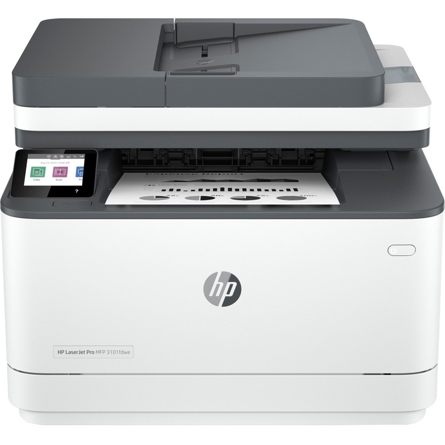 Business Monochrome Laser All-in-One Printer with Duplex Printing and  Wireless Networking