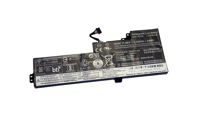 BTI - notebook battery - Li-pol - 2094 mAh - 24 Wh