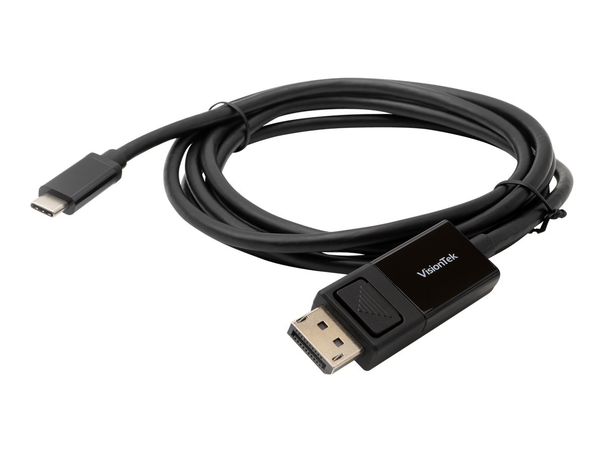 VisionTek - display cable - 24 pin USB-C to DisplayPort - 6.6 ft