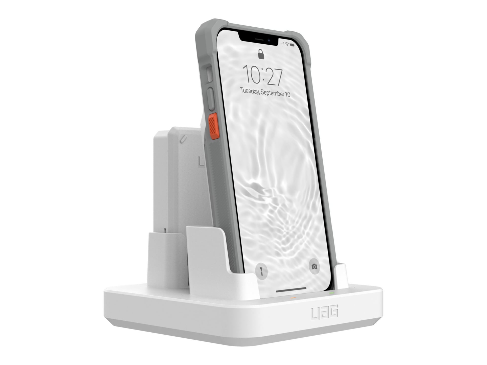 UAG Rugged Workflow Charging Cradle for 1 Case + 1 Battery Healthcare White