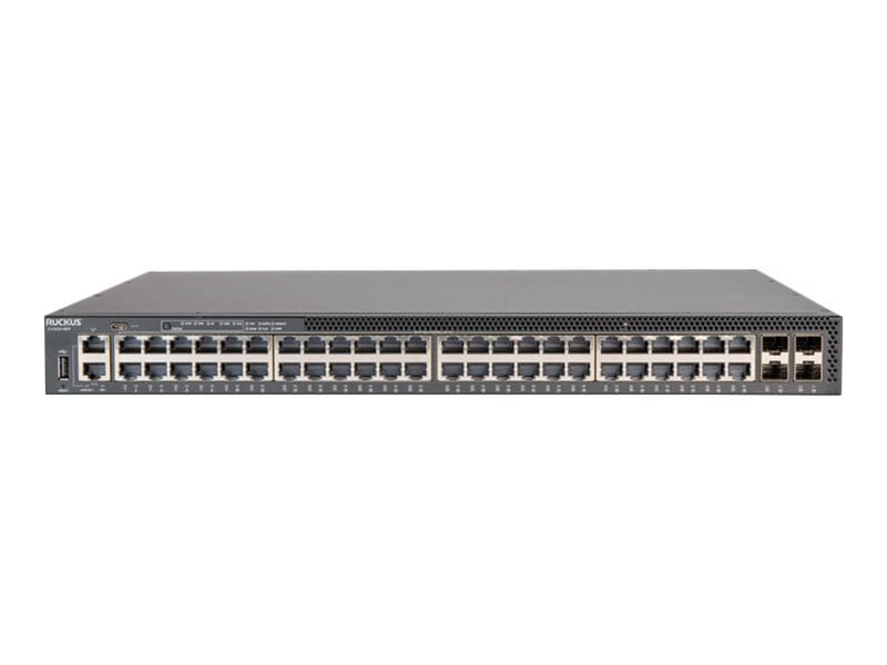 Ruckus Brocade 48x10/100/1000Mbps Class 4 PoE Switch