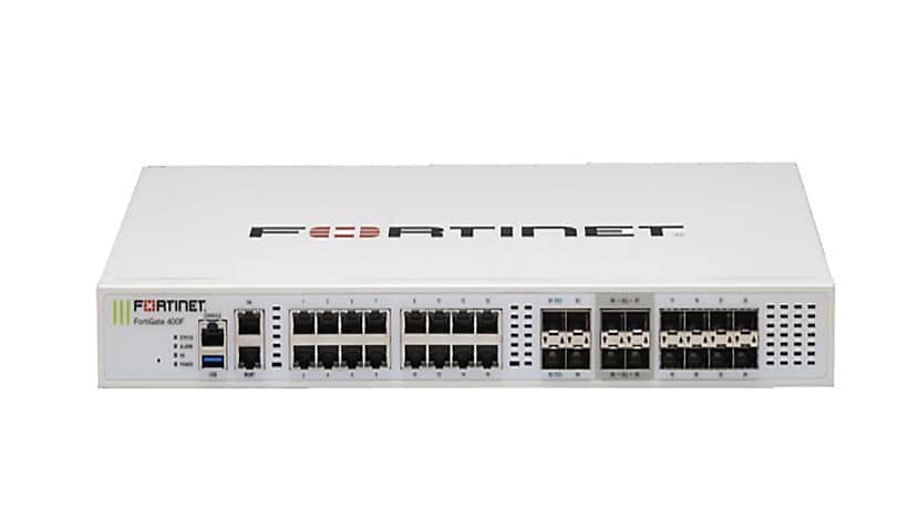 Fortinet FortiGate 401F - security appliance - with 5 years 24x7 FortiCare Support + 5 years FortiGuard Unified Threat