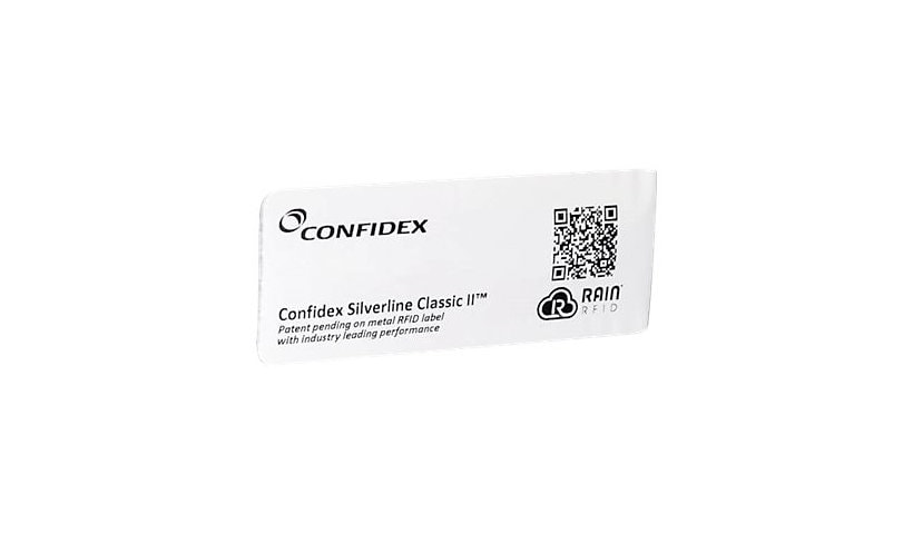 Zebra Confidex Silverline Classic II M730 - RFID labels - 250 label(s) - 3.94 in x 1.57 in