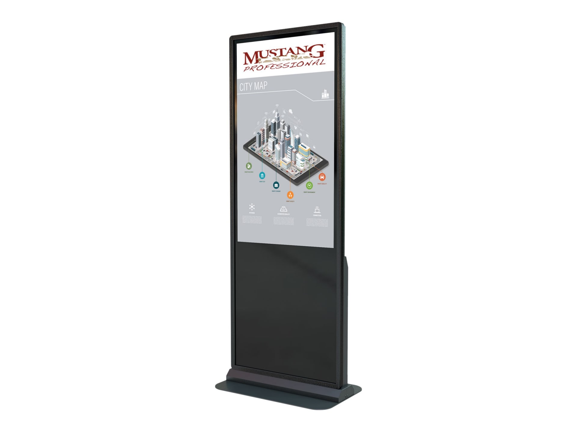 Mustang Professional Kiosk MPKDI-KFP249A with Android media player 49" Class (48.5" viewable) LED-backlit LCD display -