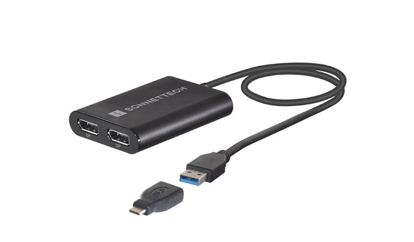 Sonnet DisplayLink Dual DisplayPort Adapter for M1 and M2 Macs