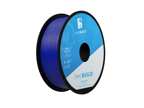 MatterHackers MH Build Series 1.75mm PLA Filament for 3D Printer - Blue