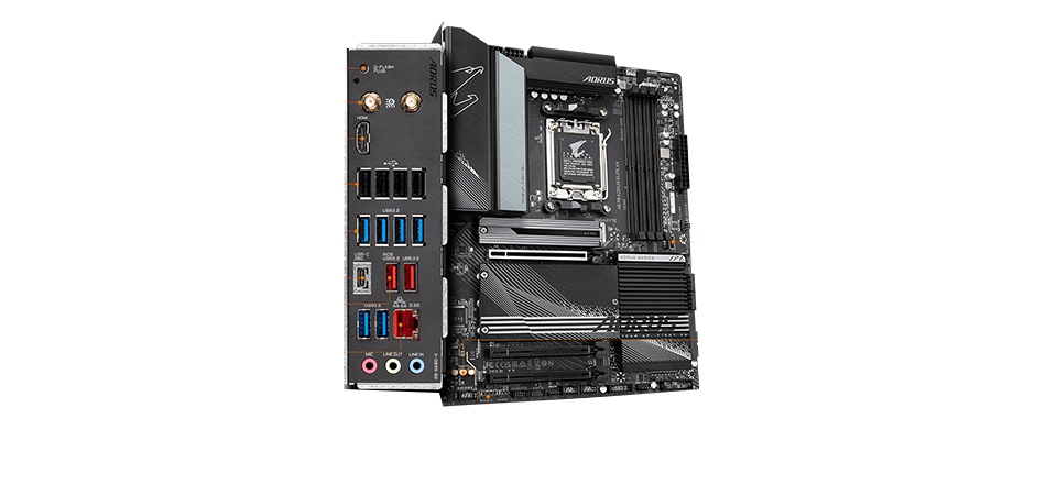 AORUS X670 ELITE AX - 1.0 - motherboard - ATX - Socket AM5 - AMD X670