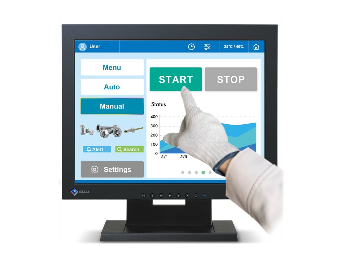 EIZO DuraVision FDX1502T - without stand - LED monitor - 15"