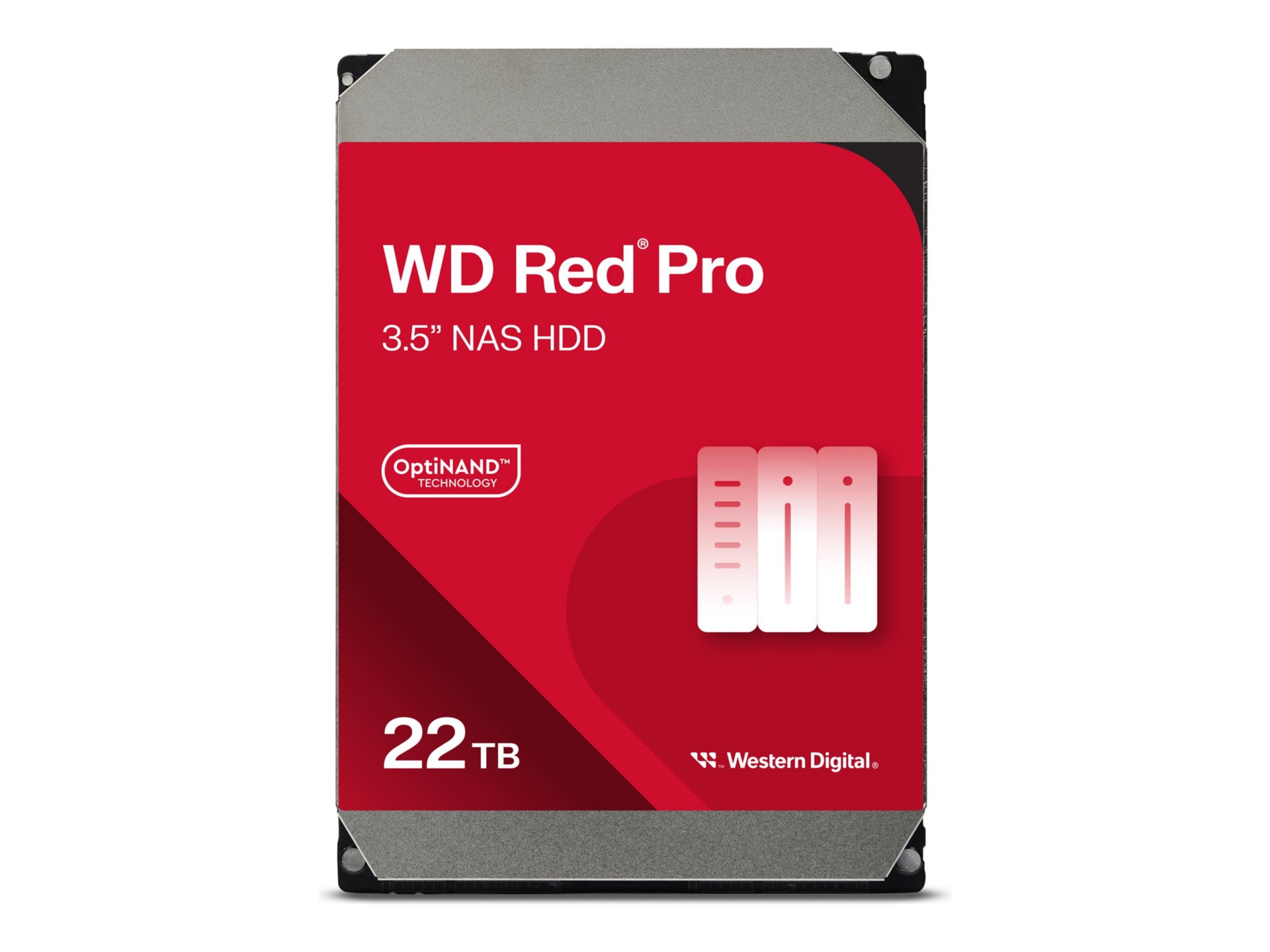 Thumbnail 2 of 3 for WD Red Pro WD221KFGX - hard drive - 22 TB - SATA 6Gb/s