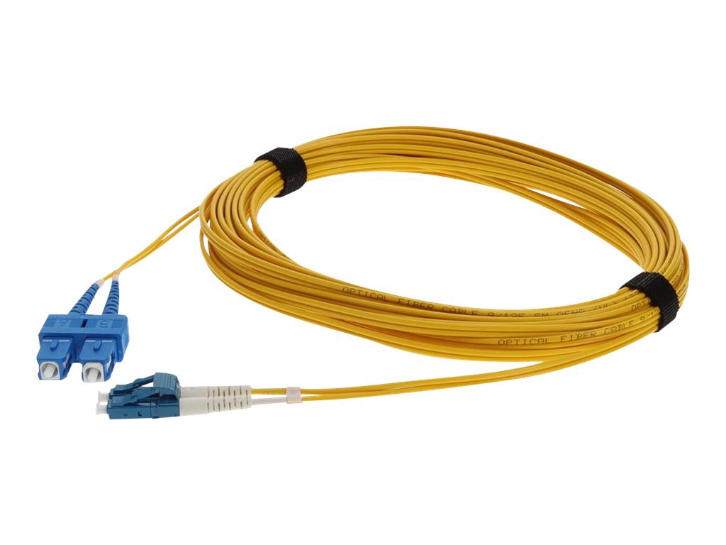 Proline 3m SC to LC Yellow OS2 Duplex OFNP (Plenum-Rated) SMF Fiber Patch C