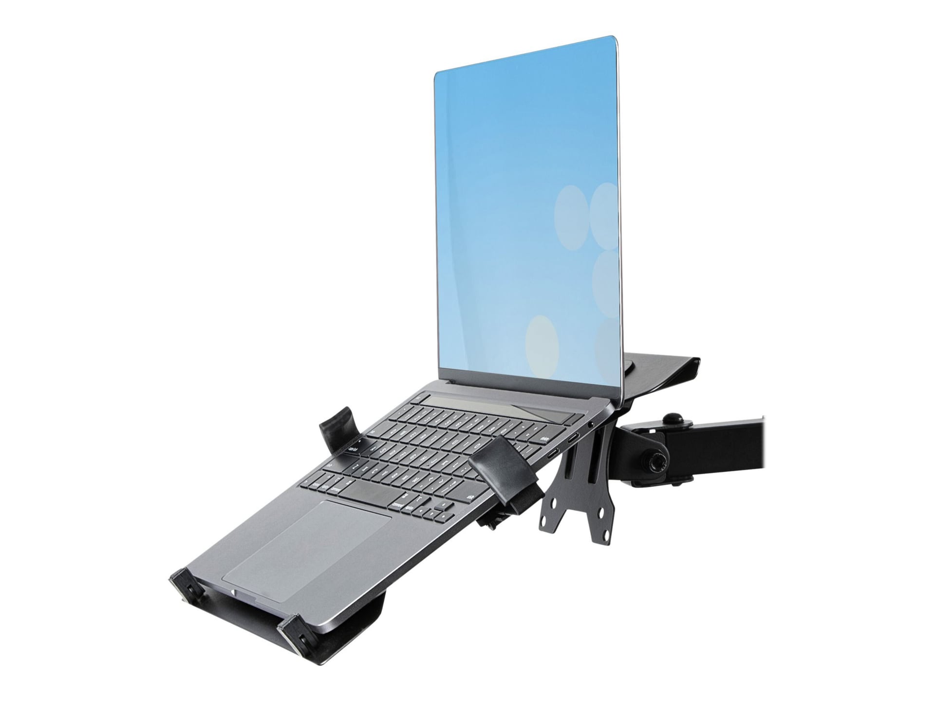 StarTech.com Monitor Arm with VESA Laptop Tray, For a Laptop & Single Displ