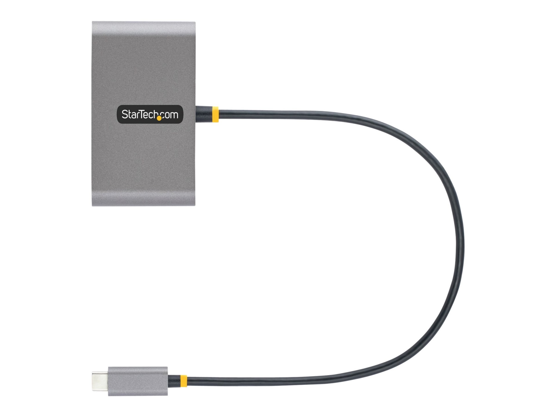 StarTech.com 4-Port USB-C Hub with 100W Power Delivery Pass-Through, 2x USB