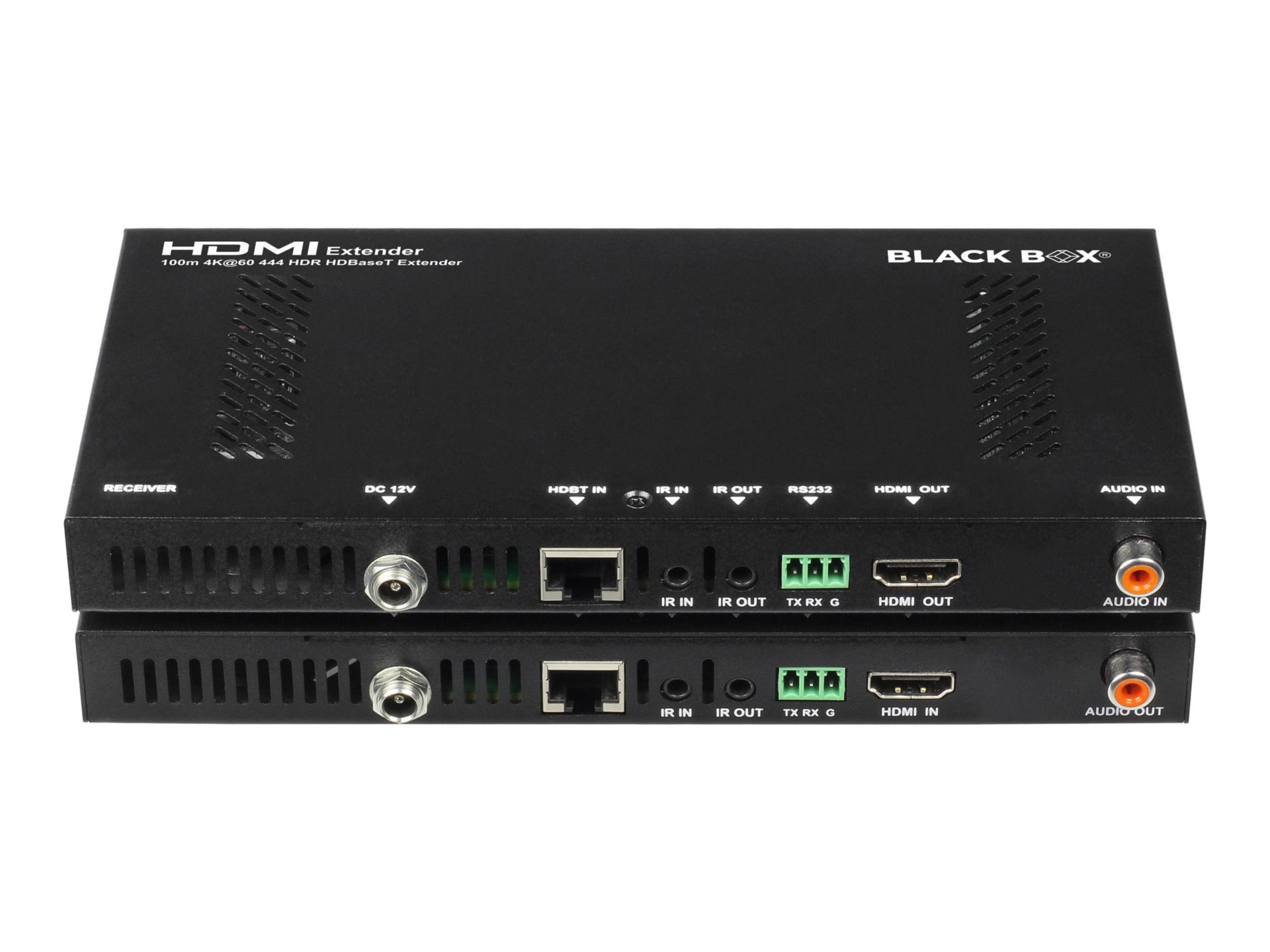 Black Box - video/audio/infrared/serial extender - RS-232, HDMI, infrared, CATx