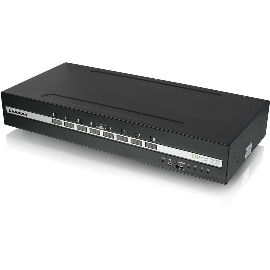 IOGEAR 8-Port Single View DisplayPort Secure KVM Switch