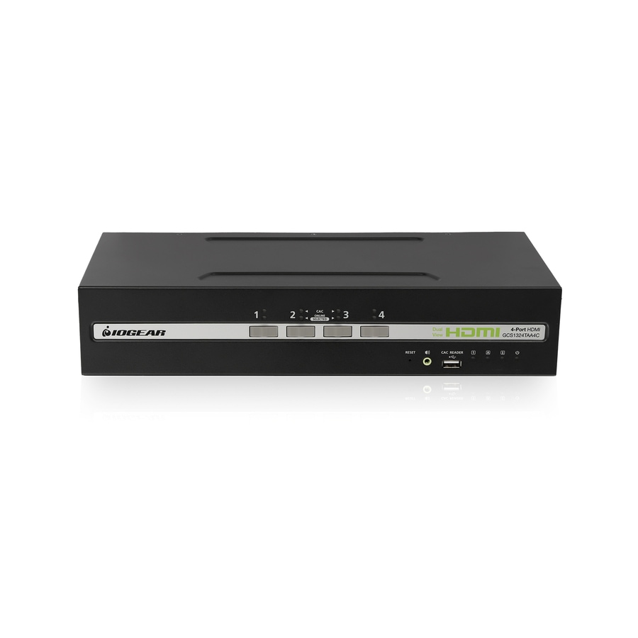 Thumbnail 4 of 4 for IOGEAR 4-Port Dual View HDMI Secure KVM with Audio and CAC Protection Profile v4.0