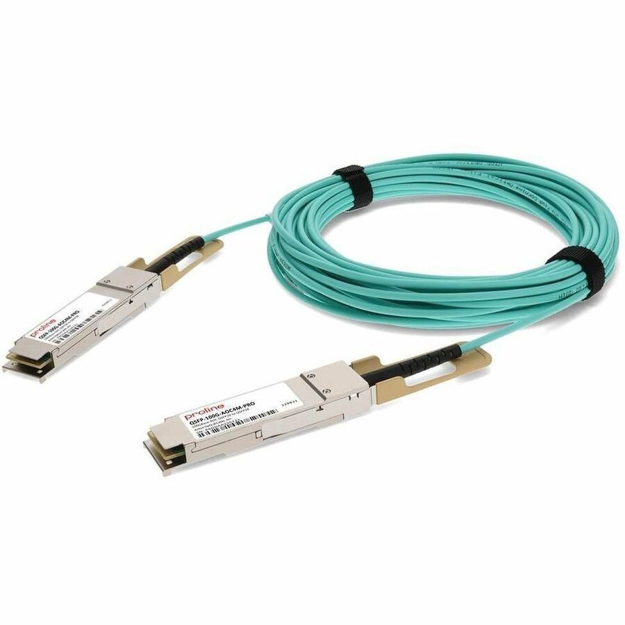 Proline Cisco QSFP-100G-AOC4M Compatible TAA Compliant 100GBase-AOC QSFP28 Active Optical Cable (850nm, MMF, 4m)