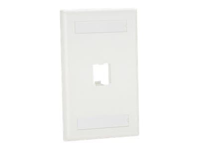 Panduit MINI-COM Classic Series Faceplates with Label and Label Cover - plaque