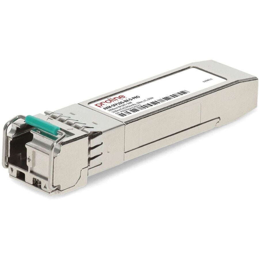 Proline Netgear AXM-SFP10G-BX-D Compatible TAA 10GBase-BX SFP+ Transceiver (SMF, 1330nmTx/1270nmRx, 10km, LC, DOM)