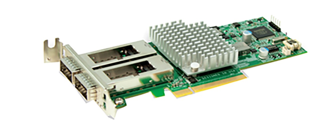Supermicro AOC-S40G-i2Q - network adapter - PCIe 3.0 x8 - 40 Gigabit QSFP+ x 2