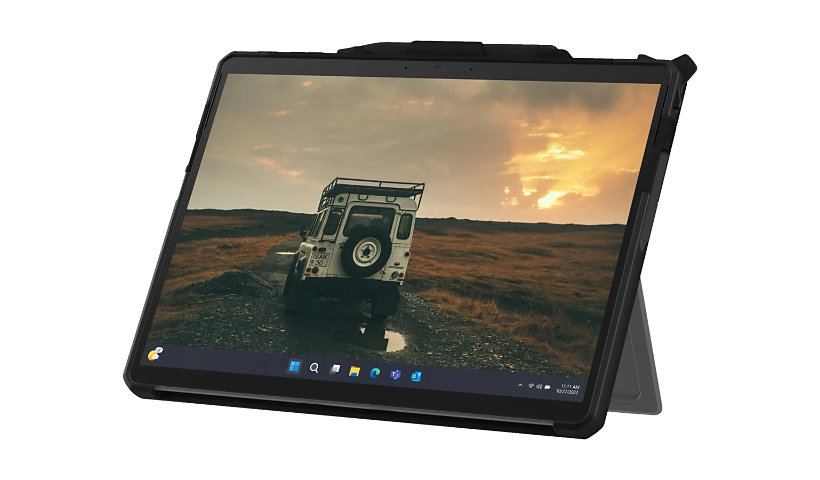 UAG Rugged Case for Surface Pro 10/9 - Scout Series with Handstrap- Black