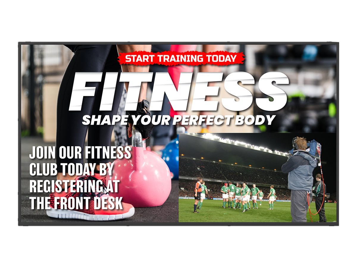 Planar UltraRes P Series URP55-T 55" LED-backlit LCD display - 4K - for interactive communication - TAA Compliant