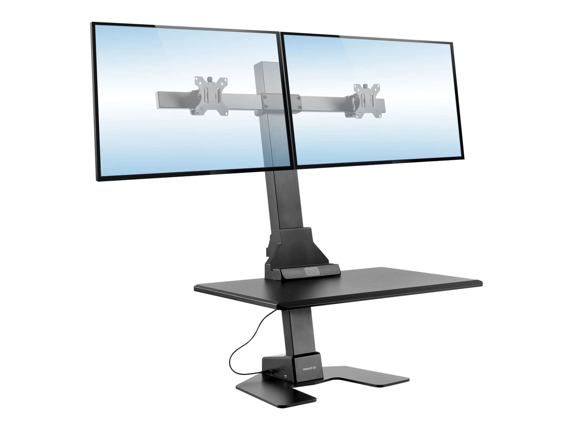 Mount-It - standing desk converter - black