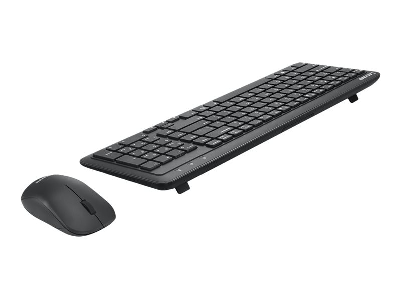Lenovo 300 Combo - keyboard and mouse set - US - black