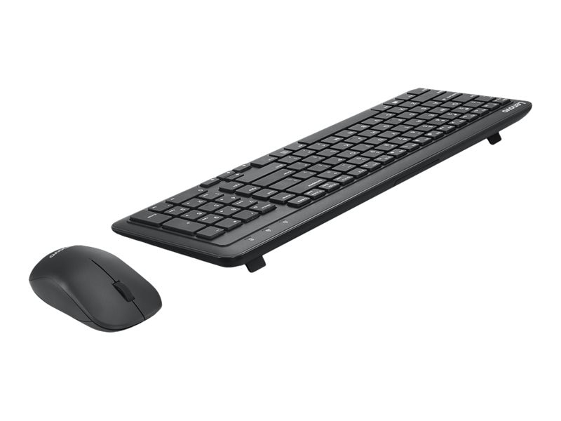 Lenovo 300 Combo - keyboard and mouse set - US - black Input Device