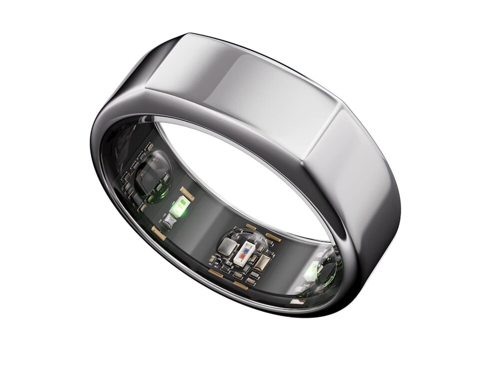 Oura Heritage Gen 3 Size 6 Ring - Silver - OURAHERSLV6 - Finger