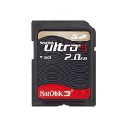 SanDisk Ultra II - flash memory card - 2 GB - SD