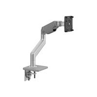 Humanscale M8.1 - mounting kit - adjustable arm - for LCD display - black, silver with gray trim