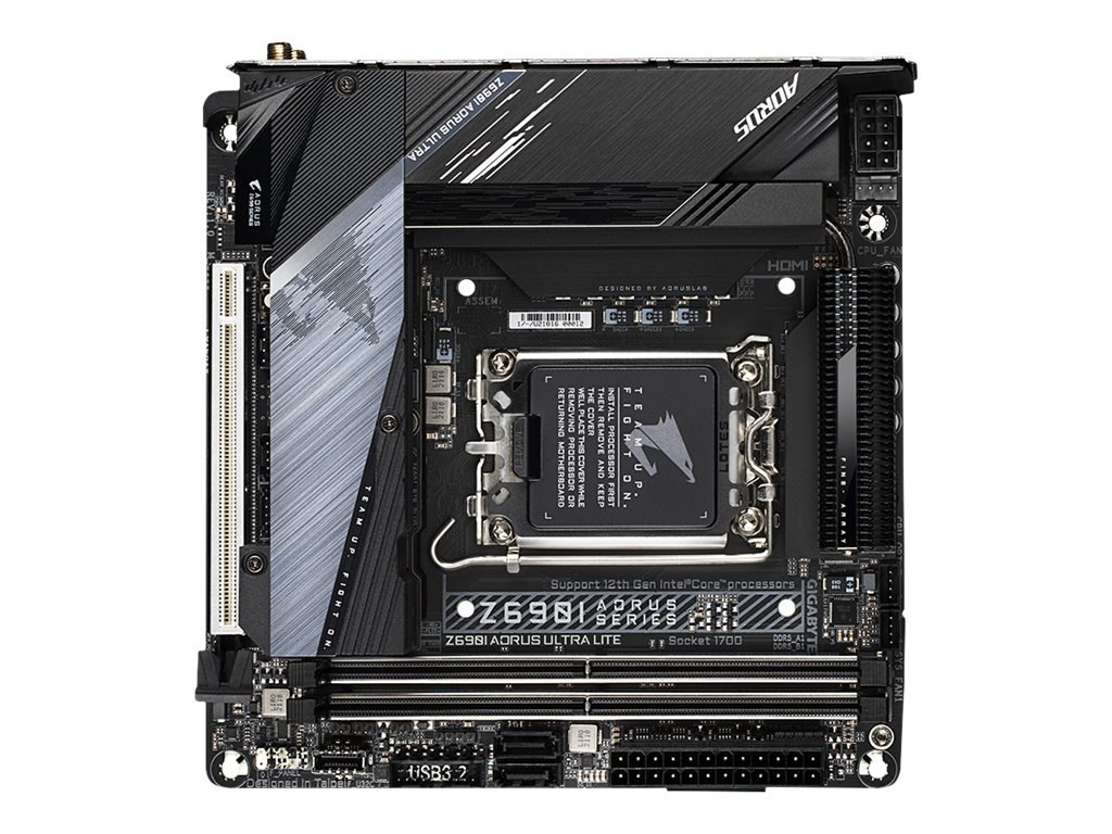 Gigabyte Z690I AORUS ULTRA LITE - 1.0 - motherboard - mini ITX - LGA1700 Socket - Z690