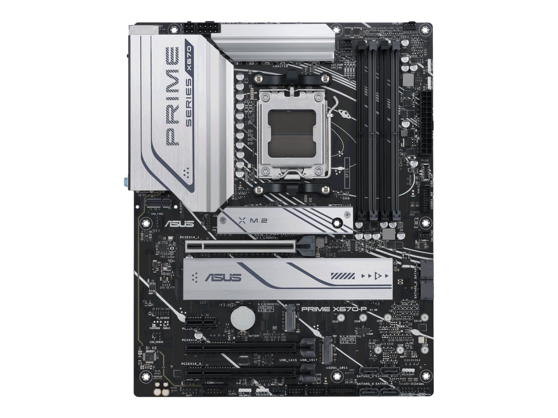 ASUS Prime X670-P - motherboard - ATX - Socket AM5 - AMD X670