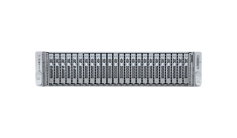 Cisco Hyperflex System HX240c Express M6 Hybrid - rack-mountable - no CPU - 256 GB - SSD 240 GB, SSD 1.6 TB, SSD 240 GB