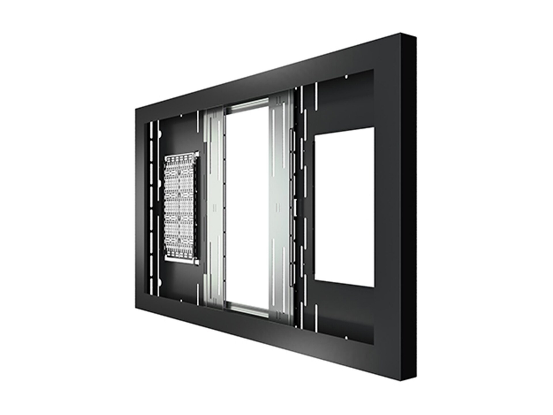 Thumbnail 2 of 5 for Chief Impact 75" On-Wall Kiosk Enclosure - Landscape - Black
