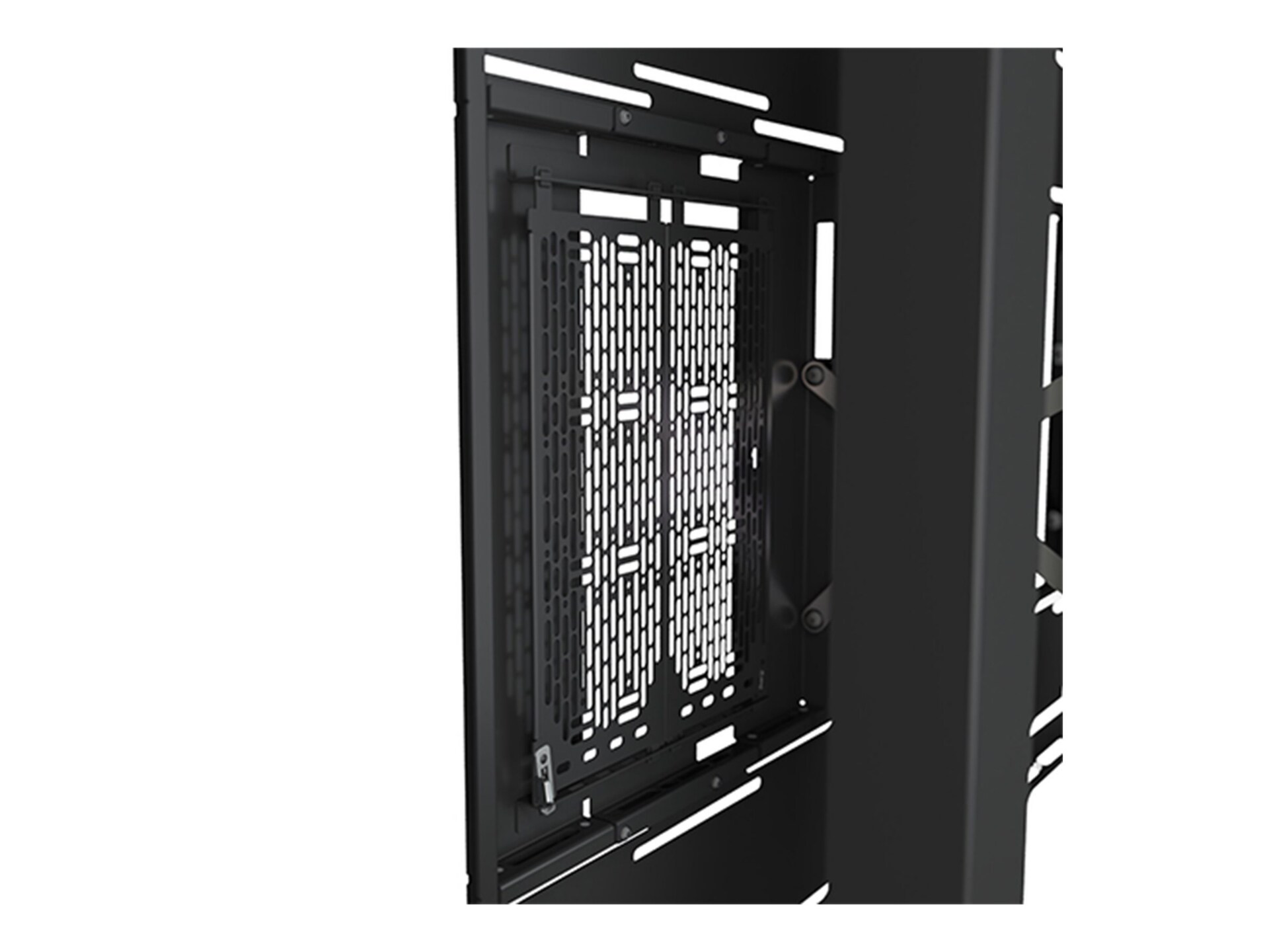 Thumbnail 4 of 5 for Chief Impact 75" On-Wall Kiosk Enclosure - Landscape - Black