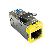Uniprise SLX Series network connector - yellow