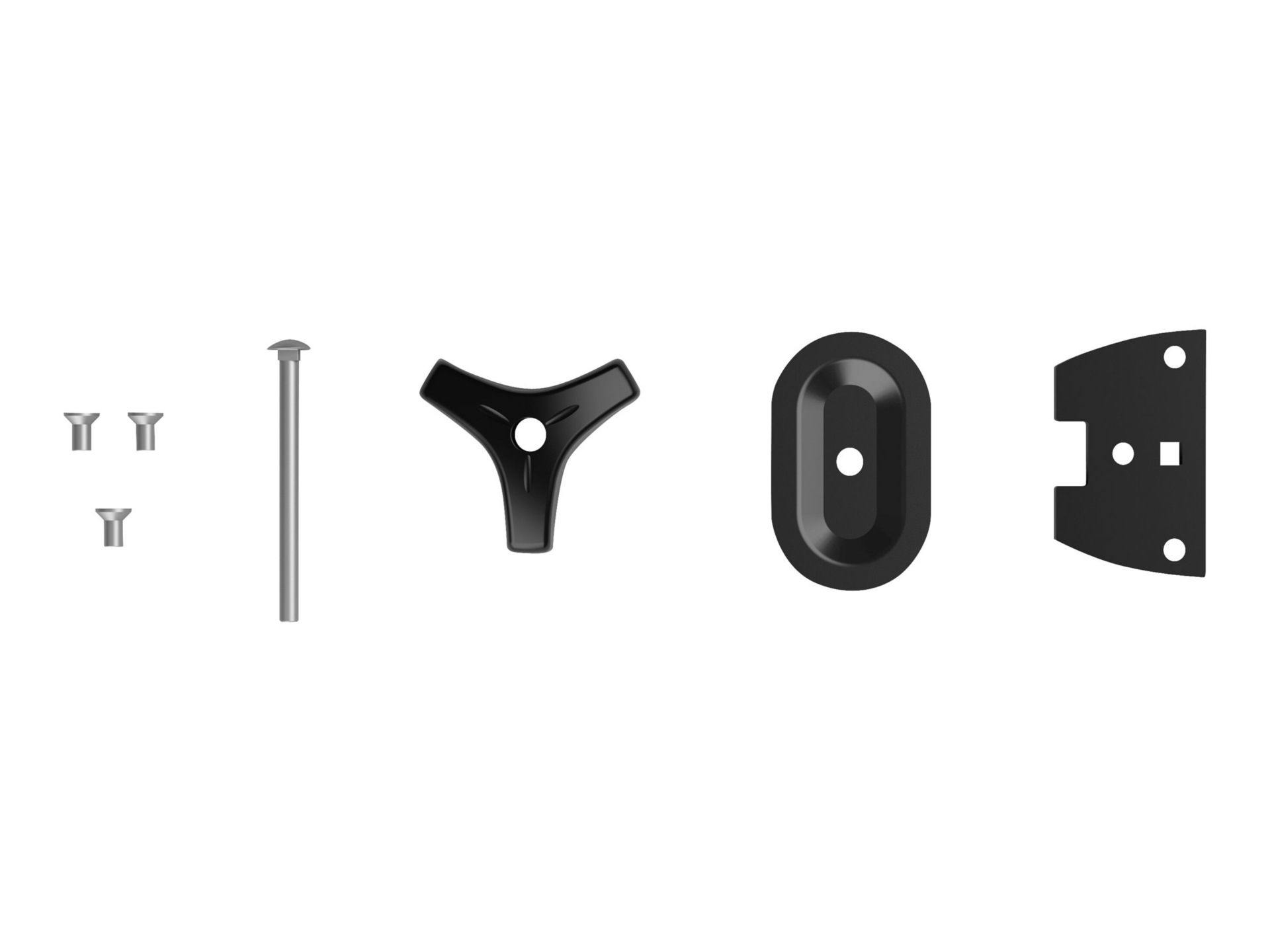 Ergotron TRACE mounting component - grommet clamp kit - black
