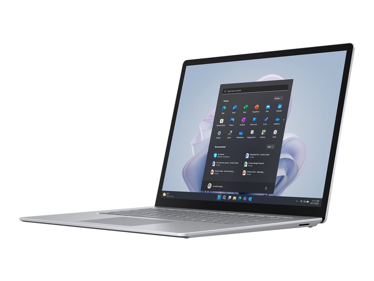 Surface Laptop 5 15" Intel i7/16/256 - Platinum (Metal) - Bilingual (W10)