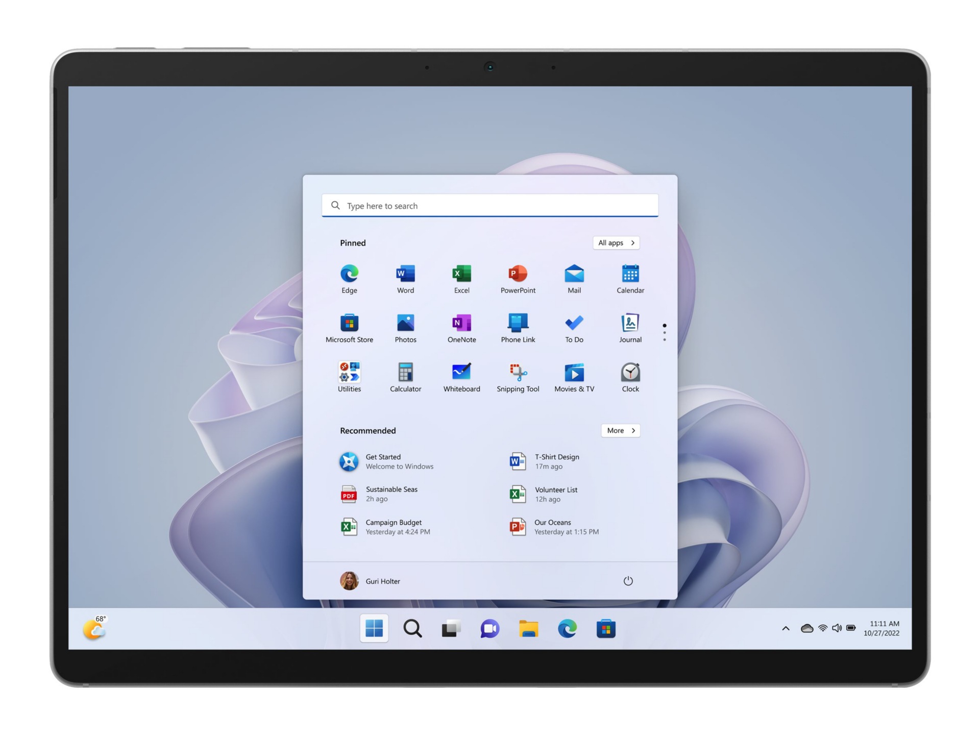Microsoft Surface Pro 9 - 13" - Core i5 1245U - 8 GB RAM - 256 GB SSD - Platinum - W10 Pro