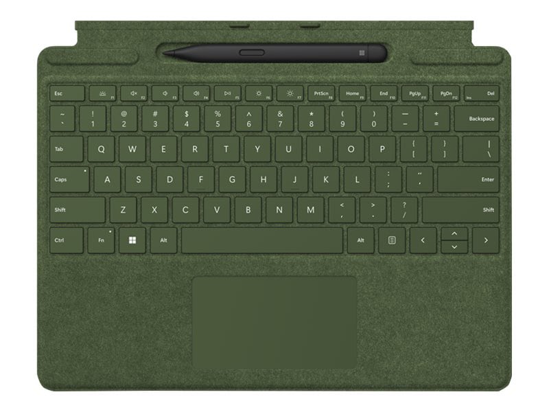 Microsoft Surface Pro Keyboard with Surface Slim Pen 2 - Touchpad - Forrest - English - Pro 9/8/X