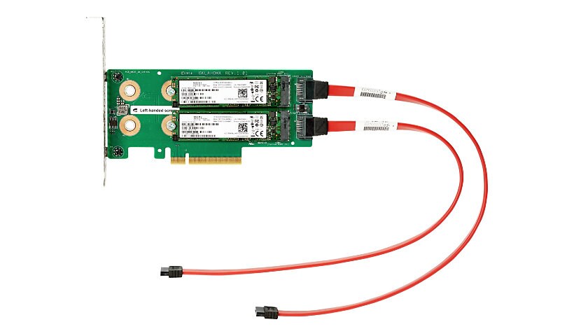 HPE Universal SATA HHHL M.2 Kit - interface adapter - M.2 Card - PCIe