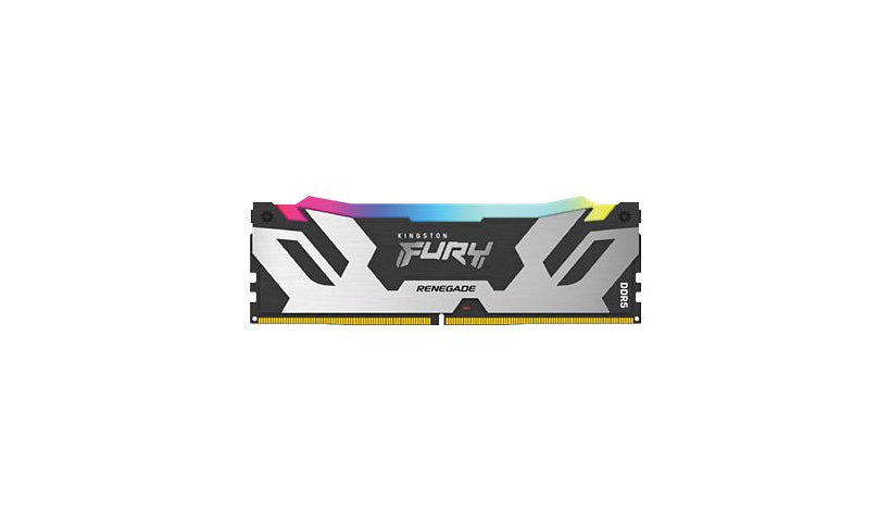 Kingston FURY Renegade RGB - DDR5 - kit - 32 GB: 2 x 16 GB - DIMM 288-pin - 6000 MHz / PC5-48000 - unbuffered