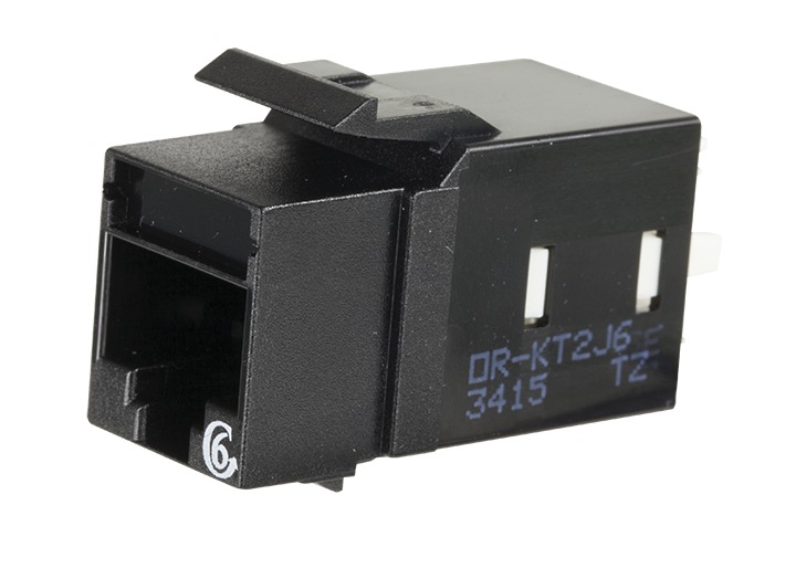 Ortronics Keystone CAT6 Jack - Black