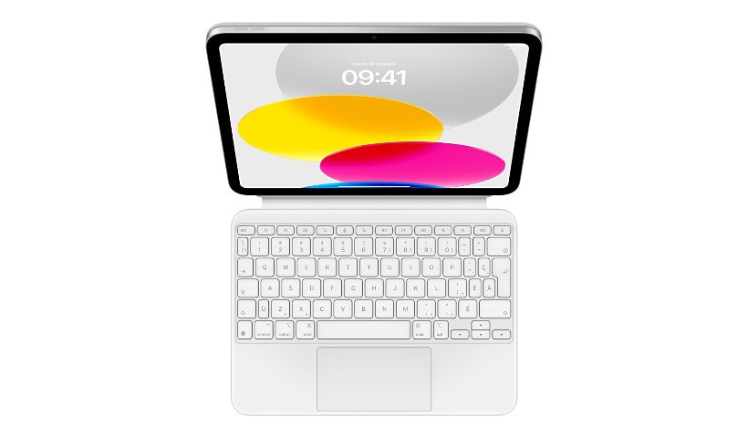 Apple Magic Keyboard Folio - keyboard and folio case - with trackpad - QWER