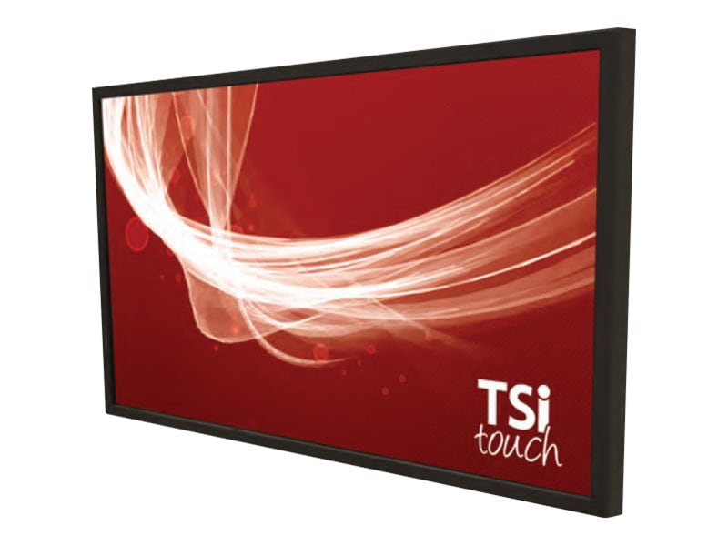 TSItouch - touch overlay - USB 2.0 - black powder coat