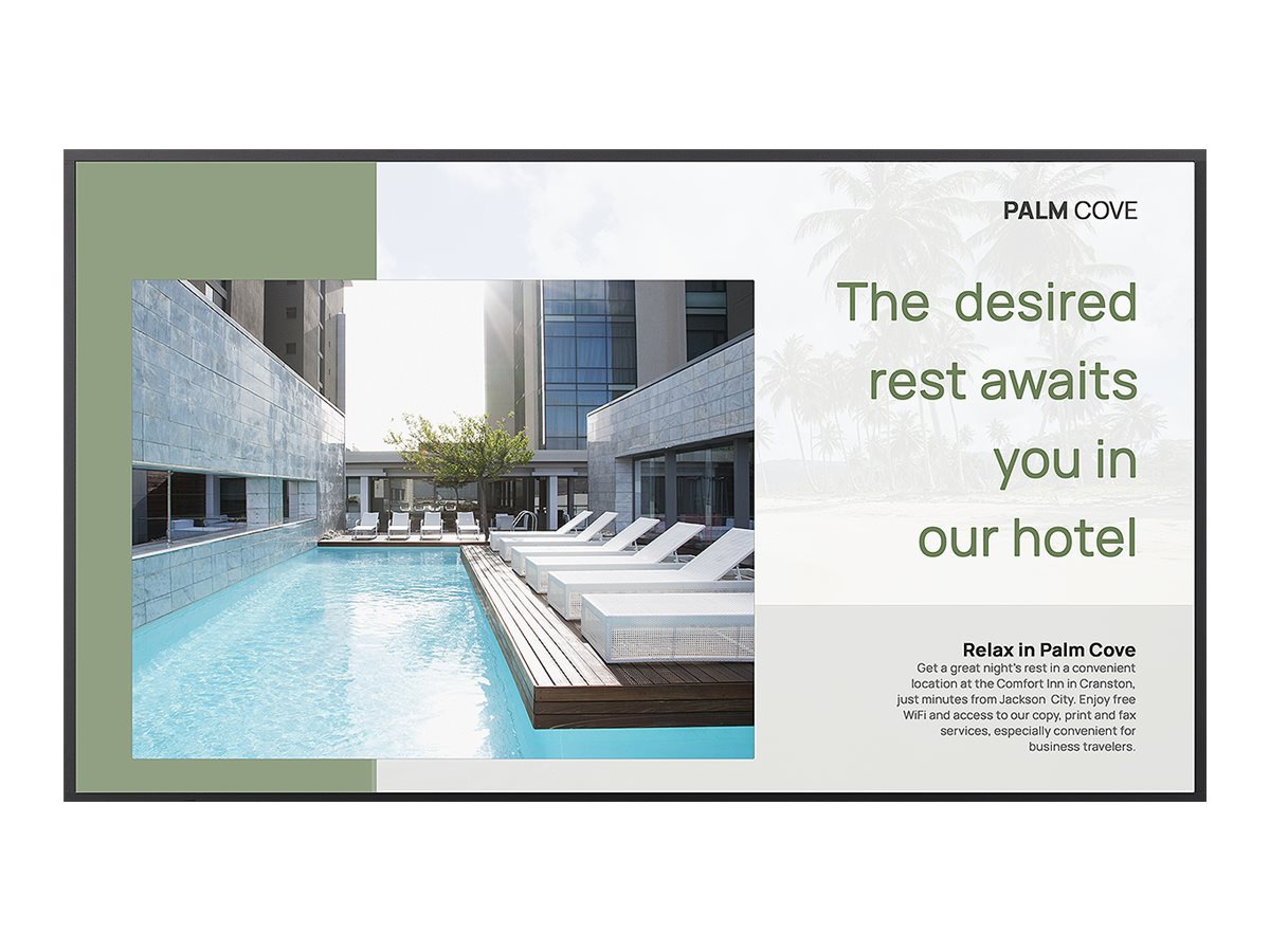 Sharp PN-HC651 PN-HC Series - 65" Class (64.5" viewable) LED-backlit LCD display - 4K - for digital signage